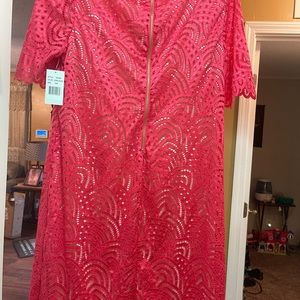 Ladies dress red
